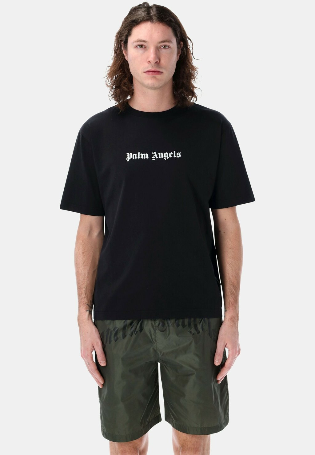 

Футболка с принтом CLASSIC LOGO Palm Angels, черный