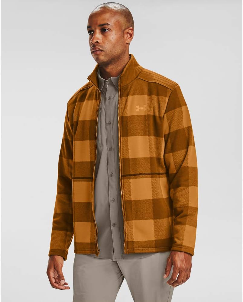 

Толстовка Under Armour мужская Field Fleece с молнией, Yellow Ochre (707)/Golden Yellow