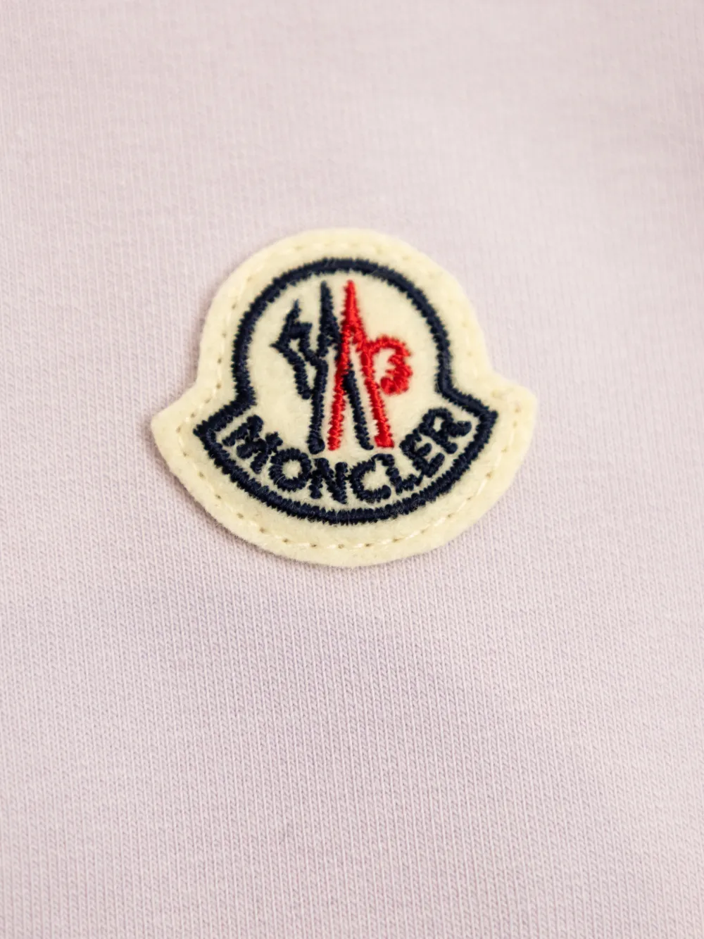 Платье с объемными рукавами и нашивкой-логотипом Moncler Enfant, фиолетовый — фото 4