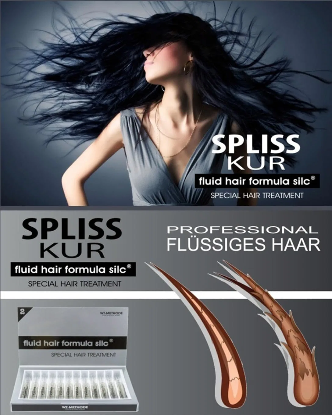 Средство для ухода за секущимися кончиками Fluid Hair Formula Silc Split Kur Wt Methode Gmbh — фото 2