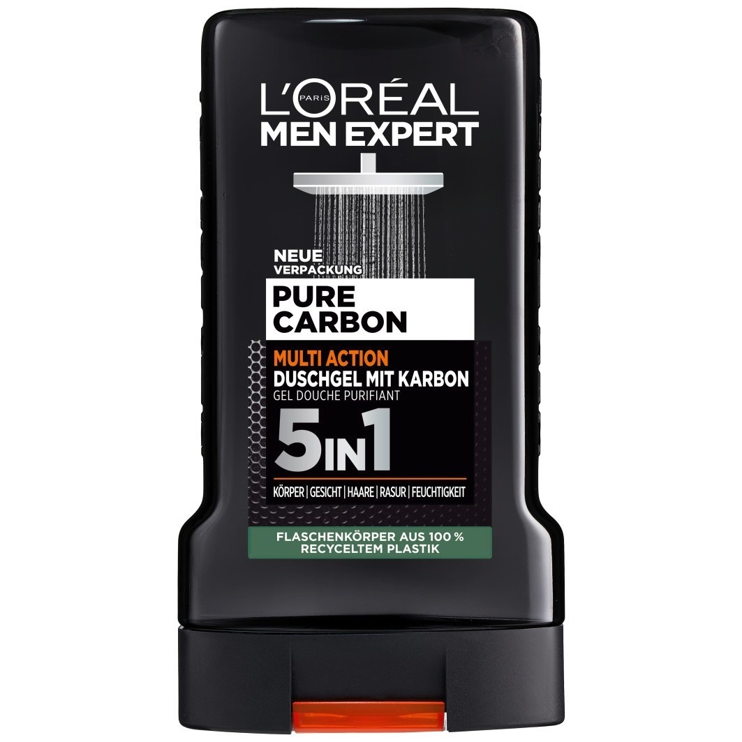 

Гель для душа pure carbon 5in1 mit karbon L Oreal Men Expert, объем 250 мл