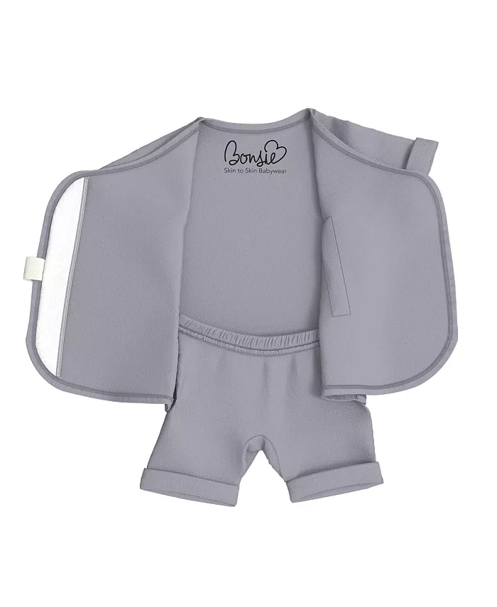 Baby Bonsie Skin to Skin для мальчиков, комбинезон Bonsie Baby, синий — фото 3