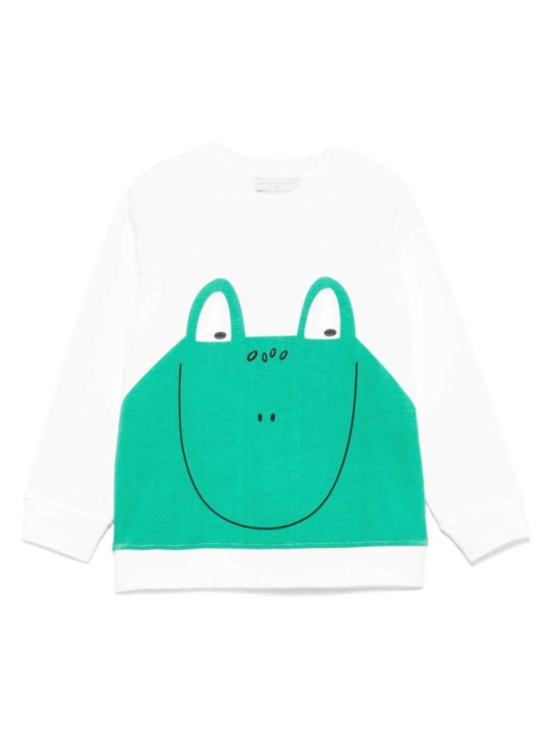 

Толстовка Stella McCartney Kids с принтом лягушки, белый