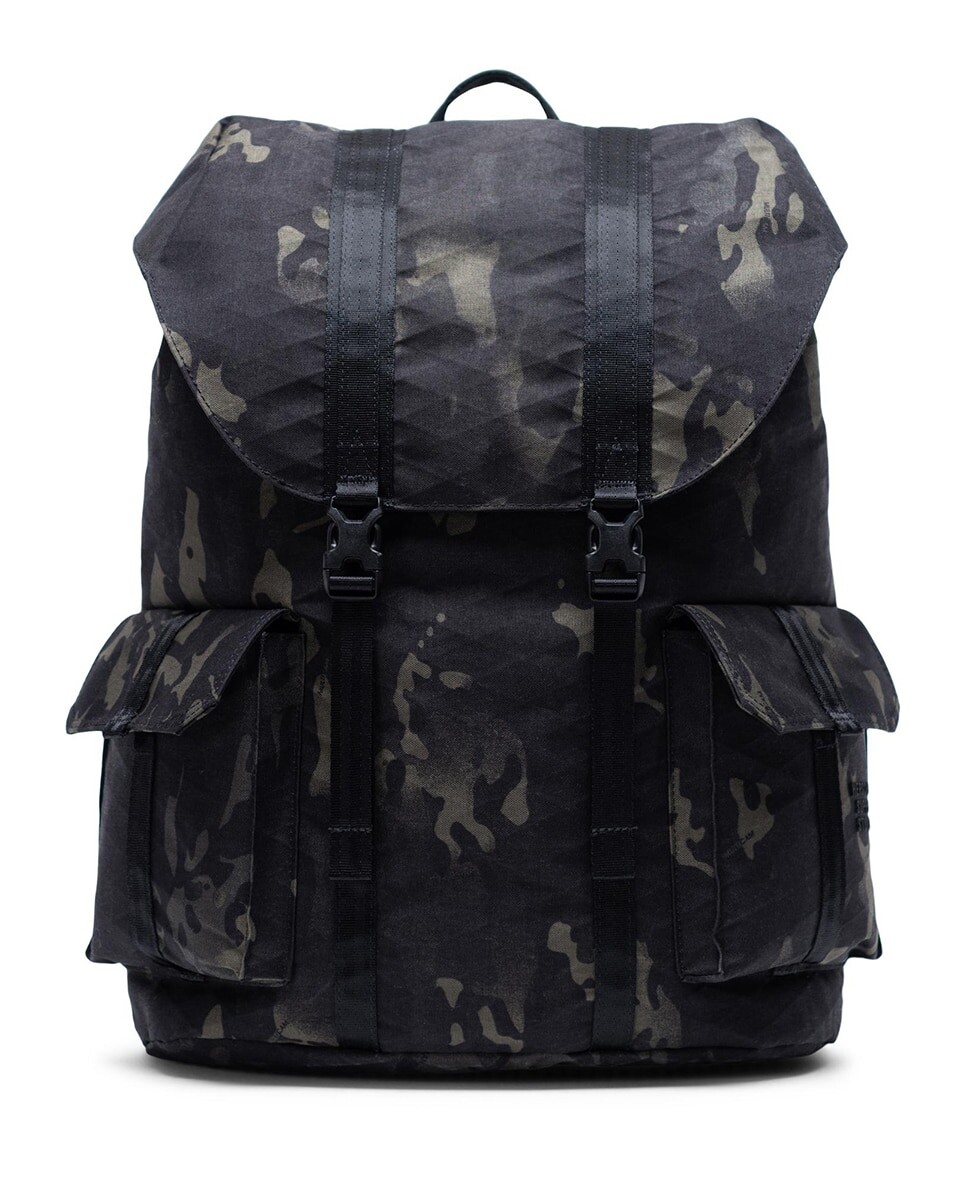 

Рюкзак унисекс из черной ткани на молнии Herschel, черный