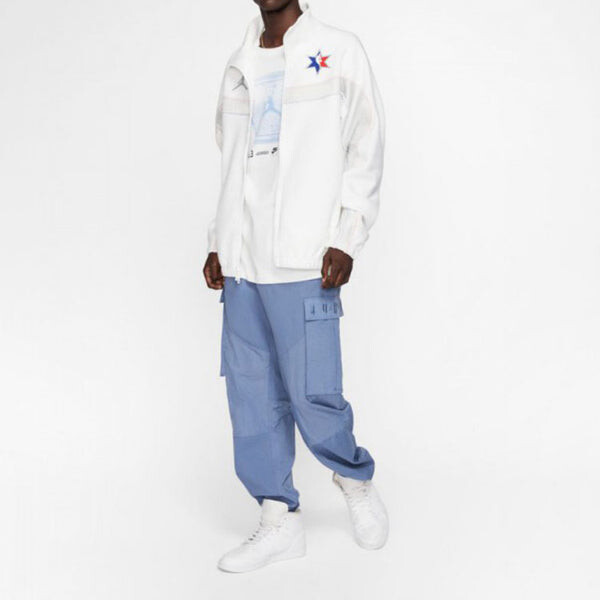 Куртка Nike NBA All-Star Edition Jersey SW Fan Edition 2020 Chicago Basketball Jacket White, белый — фото 3
