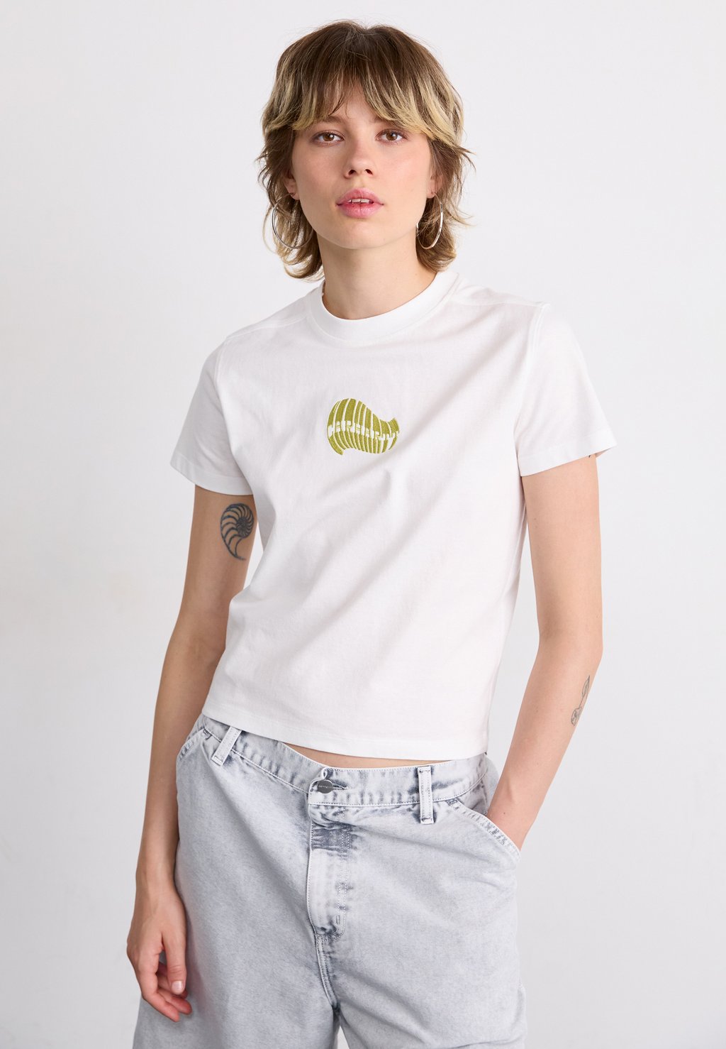 

Футболка с принтом Carhartt WIP, белый