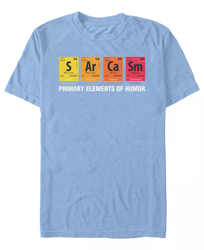 

Мужская футболка Elements of Humor с коротким рукавом Fifth Sun, синий