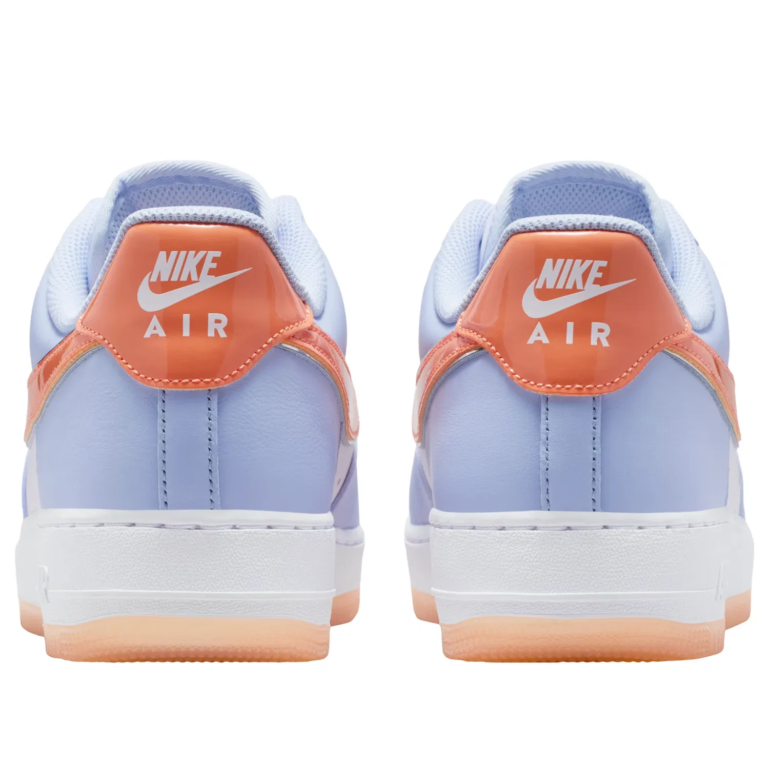 Кроссовки Nike Air Force 1 '07 'Hydrogen Blue Orange Frost' IR1980-407, синий — фото 4