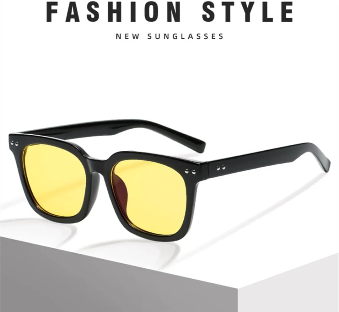 

Солнцезащитные очки для мужчин и женщин - защита UV400 - большая оправа, линзы конфетных цветов, для занятий спортом на открытом воздухе и вождения DSVIGF, Tyj154-1