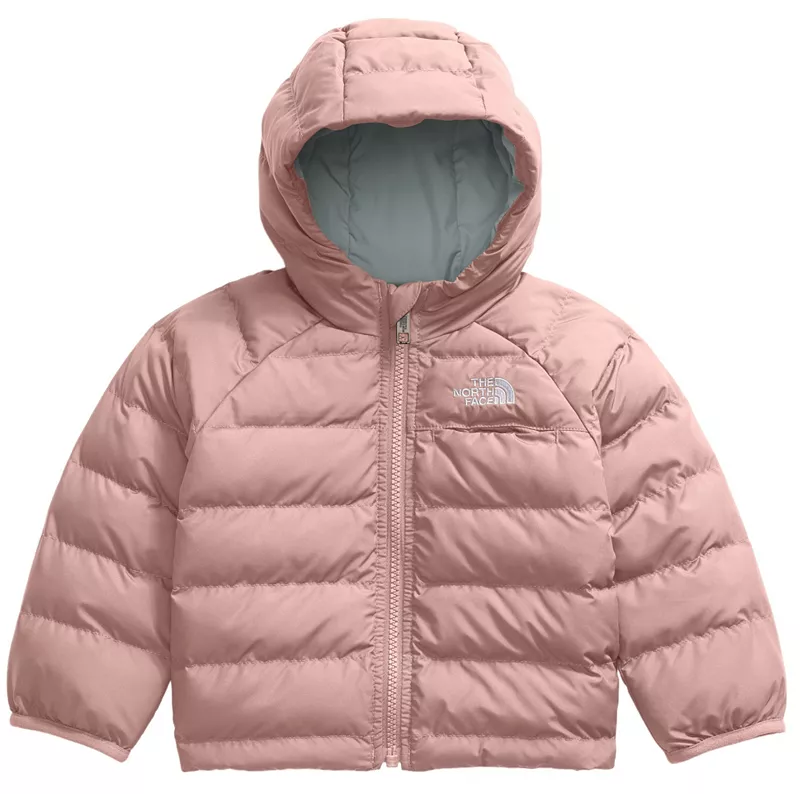 

Двусторонняя куртка Perrito с капюшоном для младенцев The North Face, цвет Pink Moss