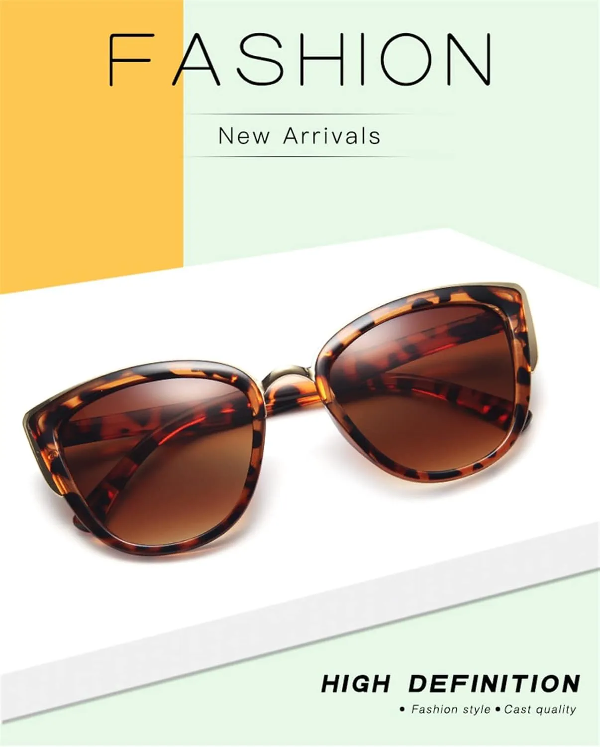 

Солнцезащитные очки, модные женские очки, модные женские солнцезащитные очки «кошачий глаз», солнцезащитные очки для пляжа и отдыха на открытом воздухе LXPYMXDP, C