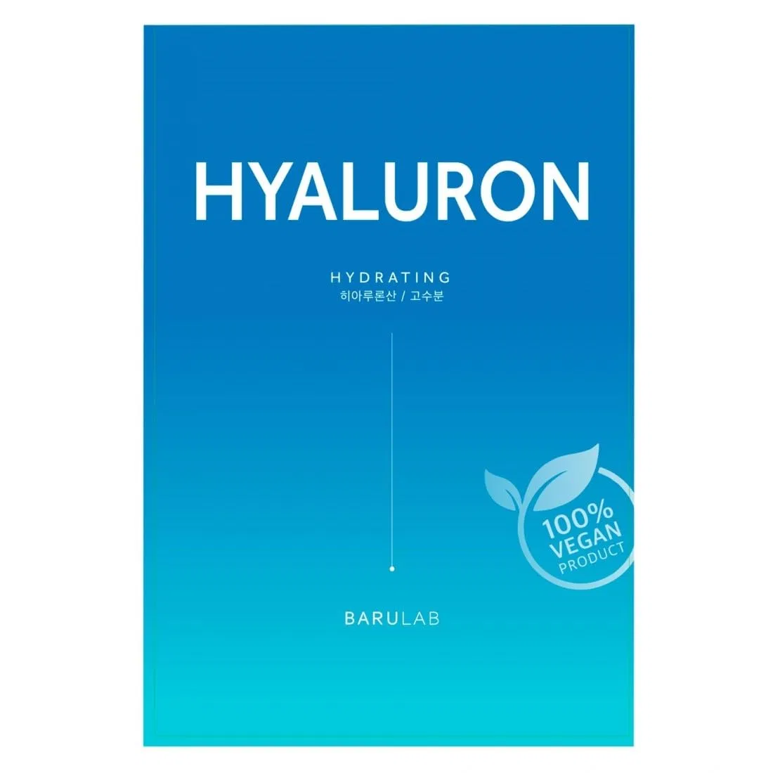 Веганская тканевая маска с гиалуроновой кислотой The Clean Vegan Mask от Barulab Barulab, White