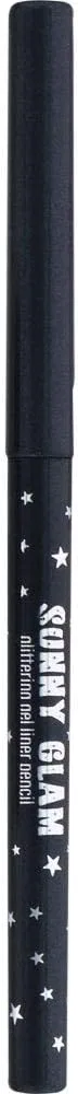 Подводка для глаз с блестками Prolance Sunny Grit Glitter Gel Liner Pencil, 1 шт, черный — фото 2