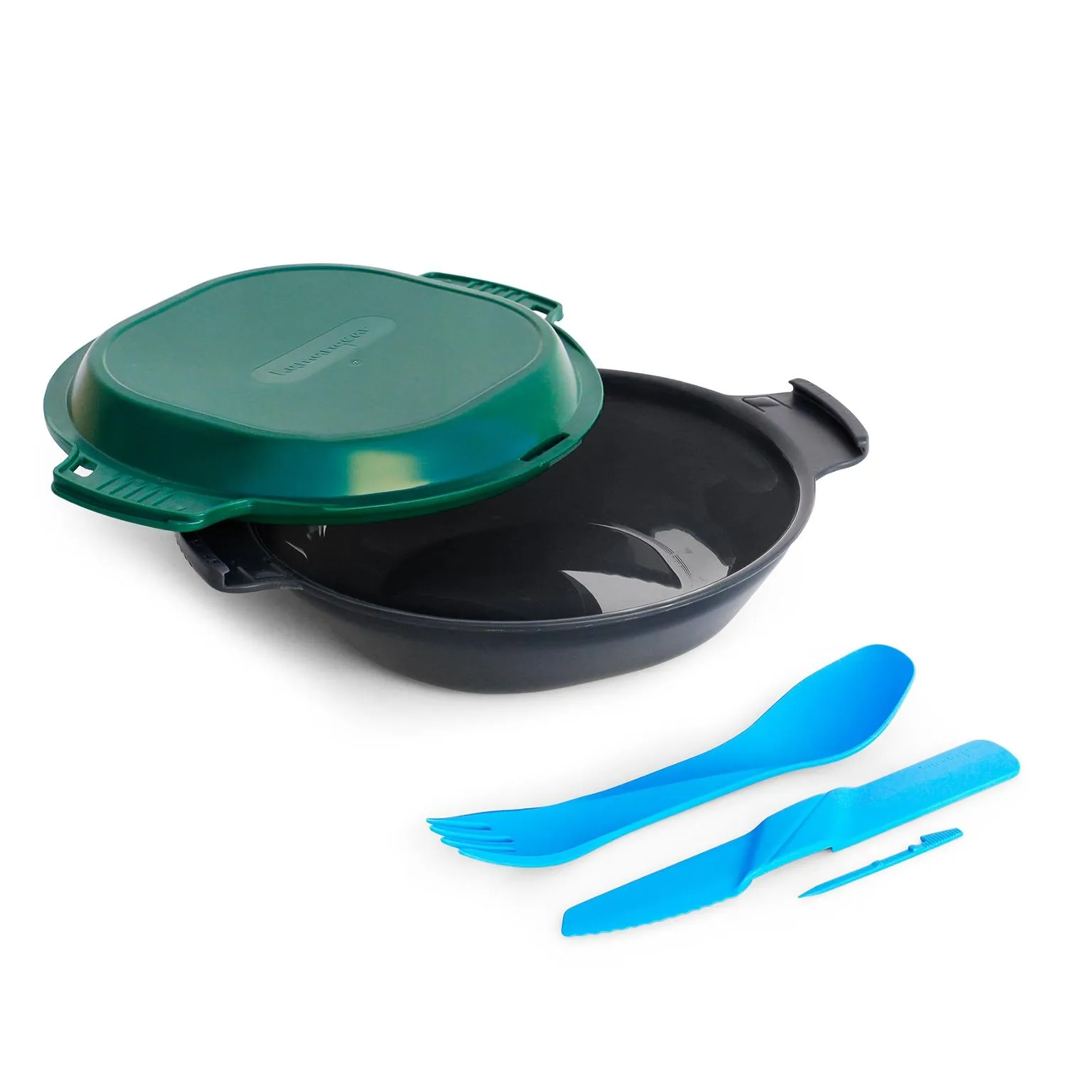 

Набор посуды GoKit+ Light 6 инструментов humangear, Forest Green/Gray