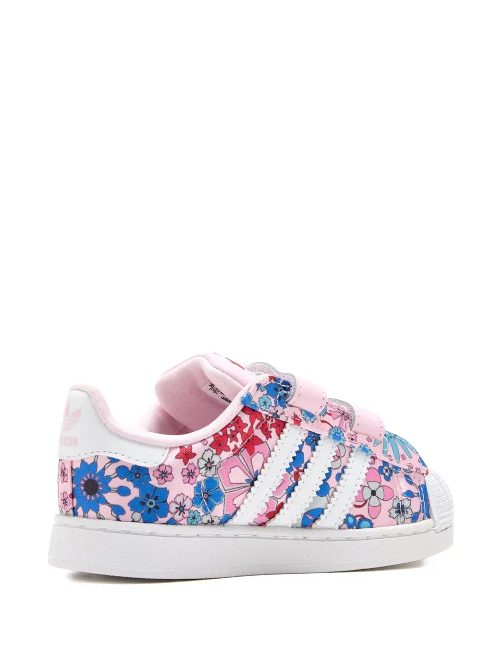 Кроссовки Superstar с цветочным узором Adidas Kids, розовый — фото 3