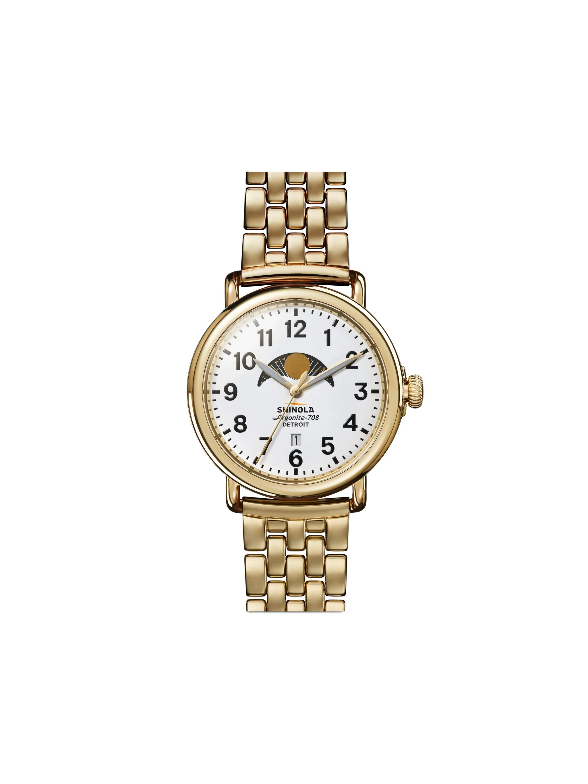 

Наручные часы The Runwell 41 мм Shinola, белый