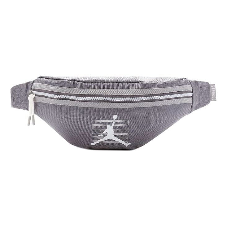 

Сумка Air Jordan Unisex Polyester Crossbody Printing Logo Zipper Belt Bag Grey
