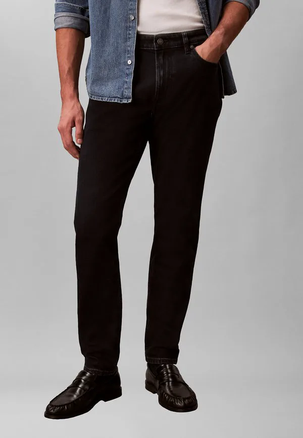 Узкие джинсы Calvin Klein, Black