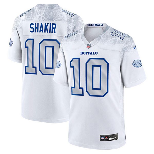 Мужская футболка Khalil Shakir Buffalo Bills белая из коллекции Rivalries 2025 Nike — фото 2