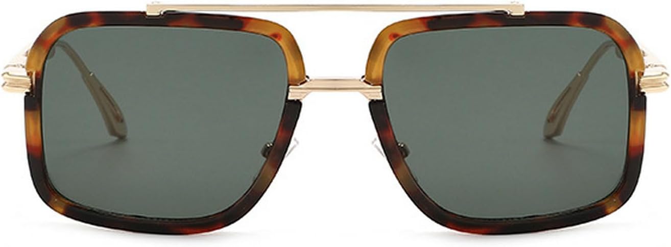 

Солнцезащитные очки Laureles в ретро-металлической оправе с двойной перемычкой для женщин, очки-пилот для мужчин, очки для отдыха и путешествий на открытом воздухе, C3