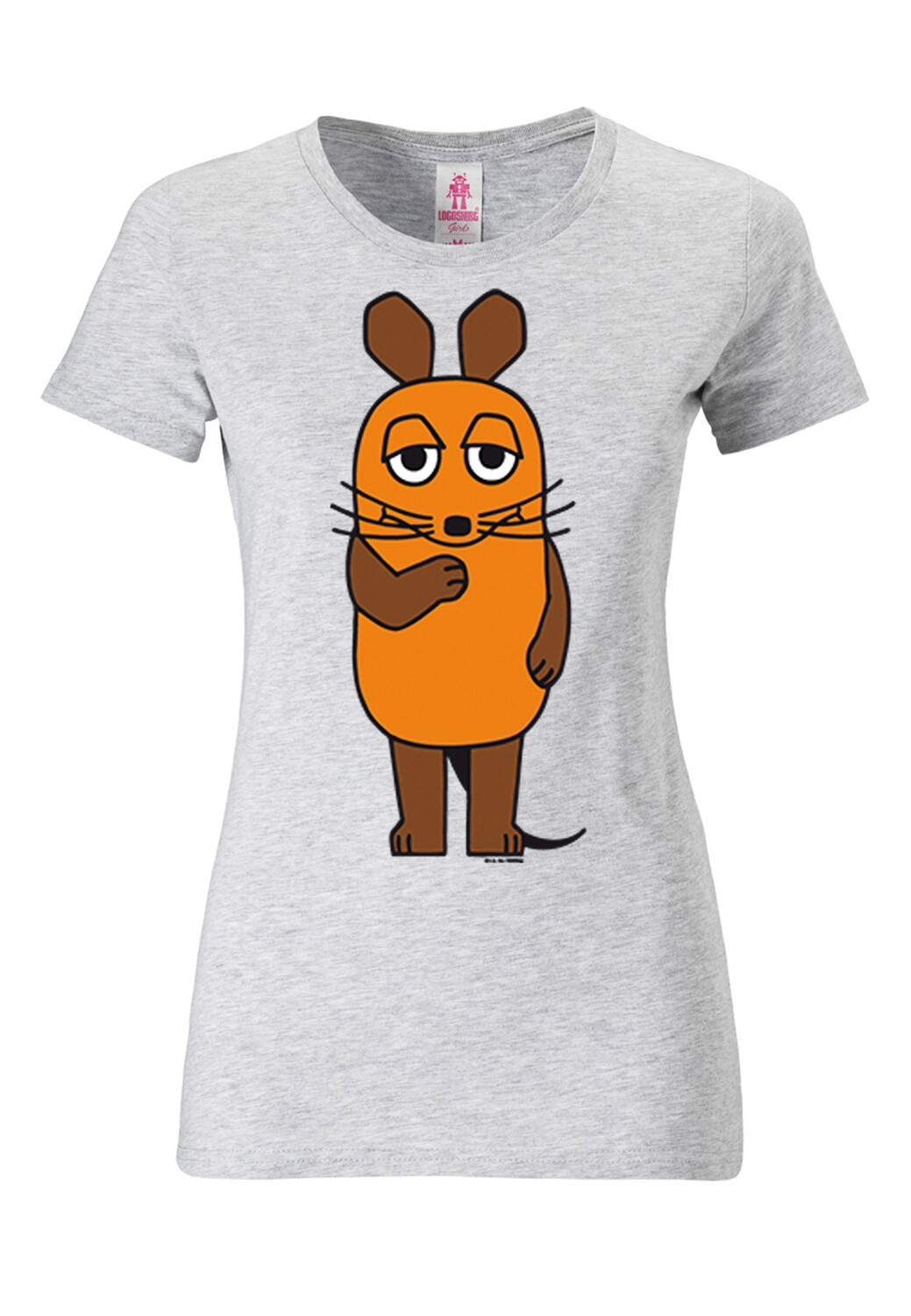 

Футболка Logoshirt Sendung mit der Maus, цвет grau-meliert