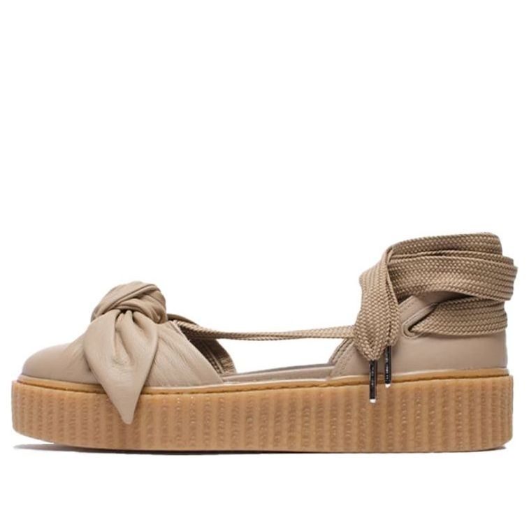 Кеды (WMNS) PUMA Fenty x Bow Creeper Sandal 'Natural', коричневый