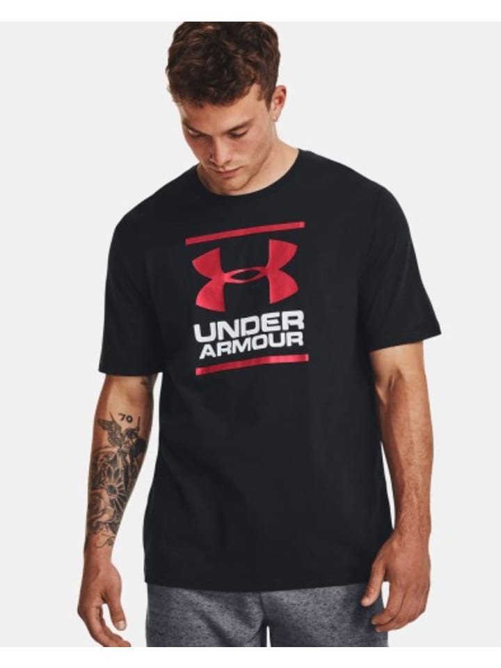 

Футболка Under Armour, цвет schwarz/rot/weiß
