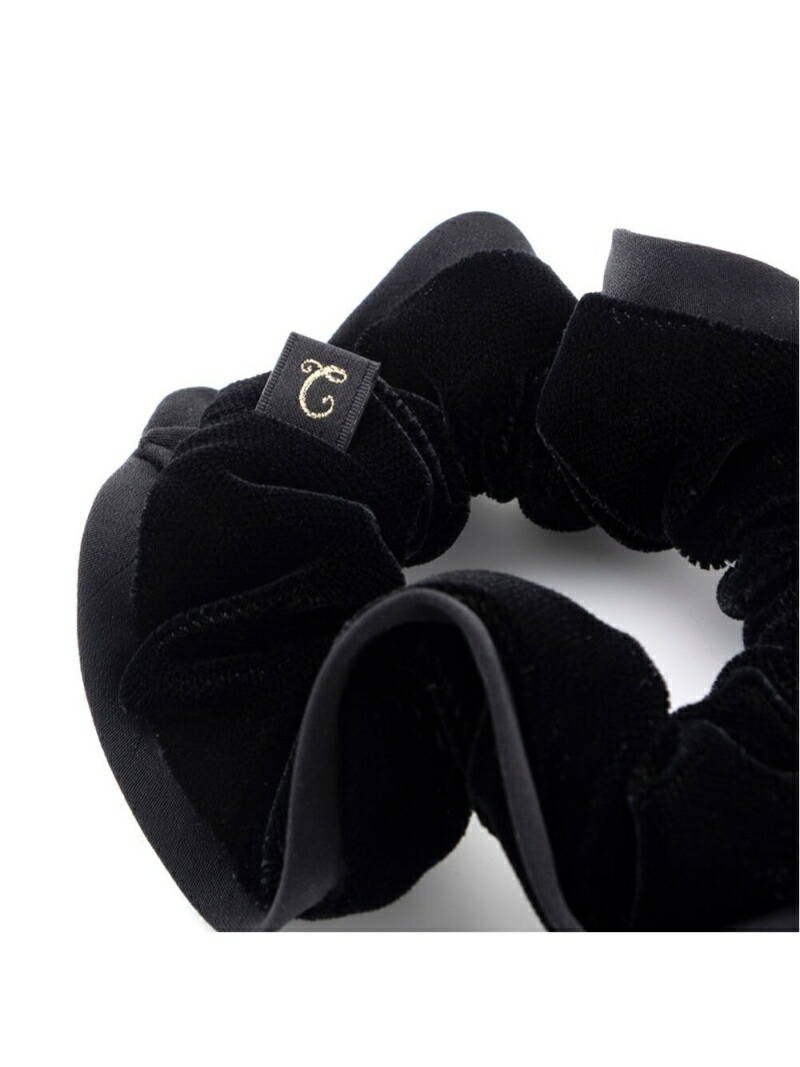 Резинка для волос /Primary Velvet Scrunchie S (черная) Complex Biz, black — фото 3