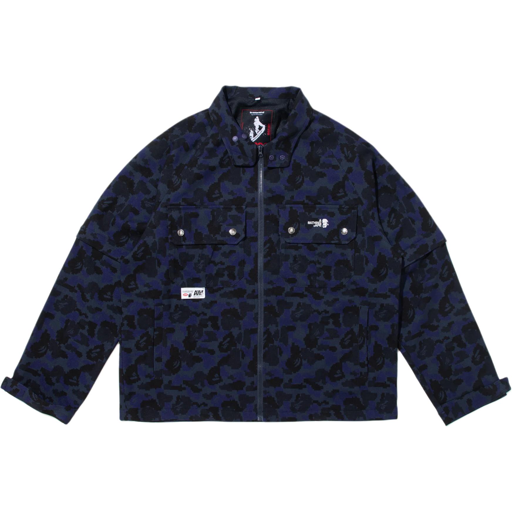 Kazuki Kuraishi FW25 Куртки и Пальто Мужские A BATHING APE, зеленый — фото 3