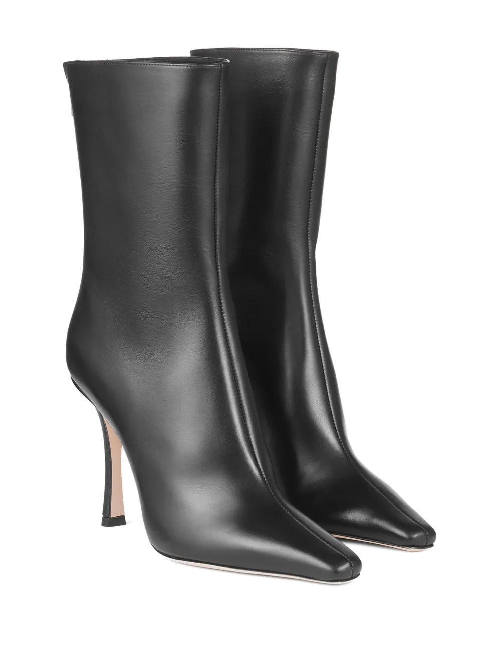 Ботильоны Agathe 100 с заостренным носком JIMMY CHOO, черный — фото 2