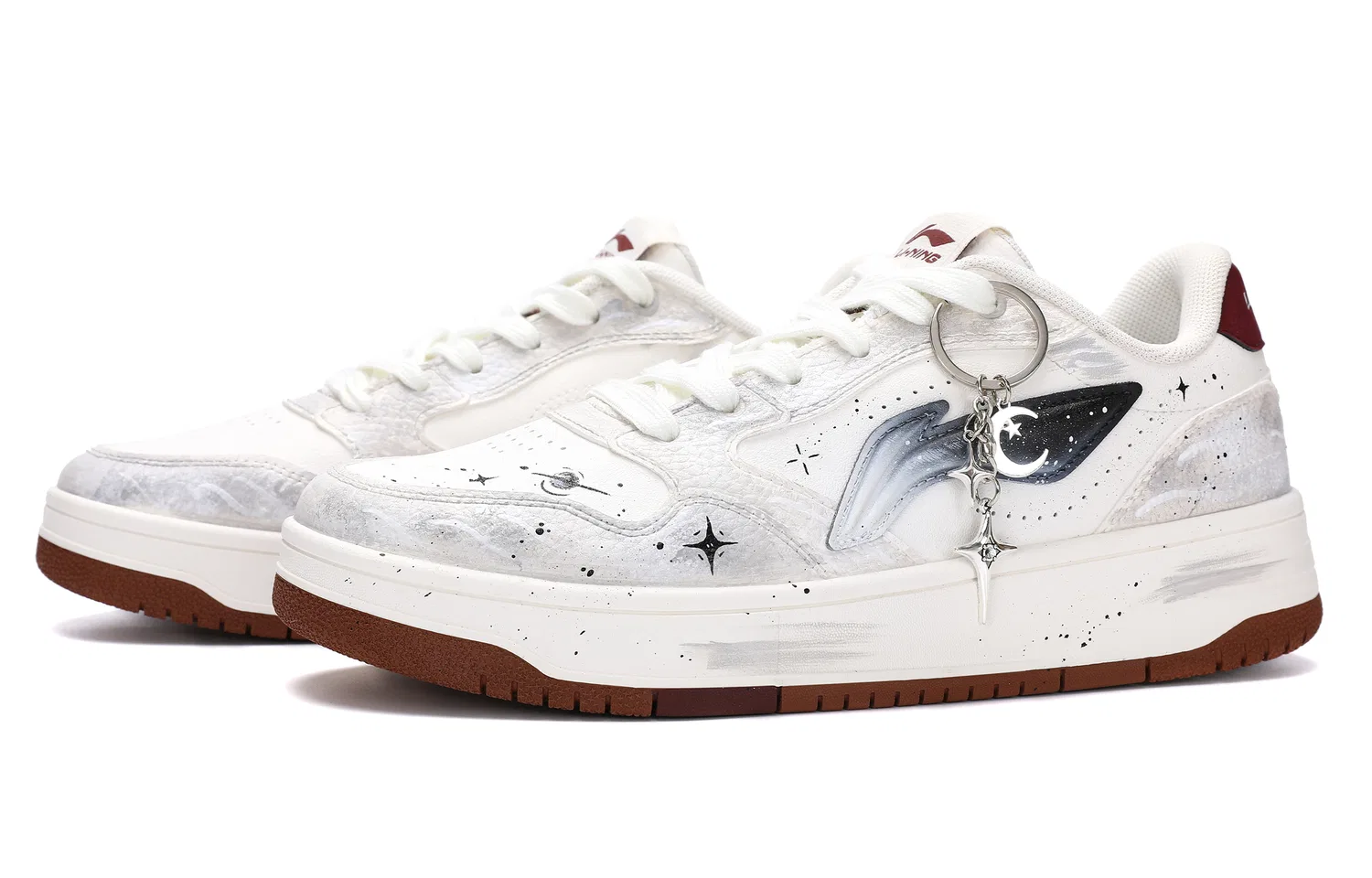 Кеды скейтбординг Li-Ning White Gray — фото 4