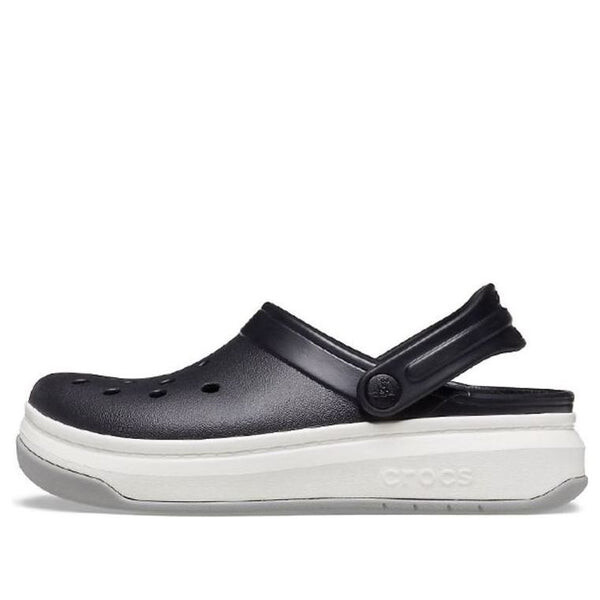 

Сандалии band full force thick sole sandals black white Crocs, черный