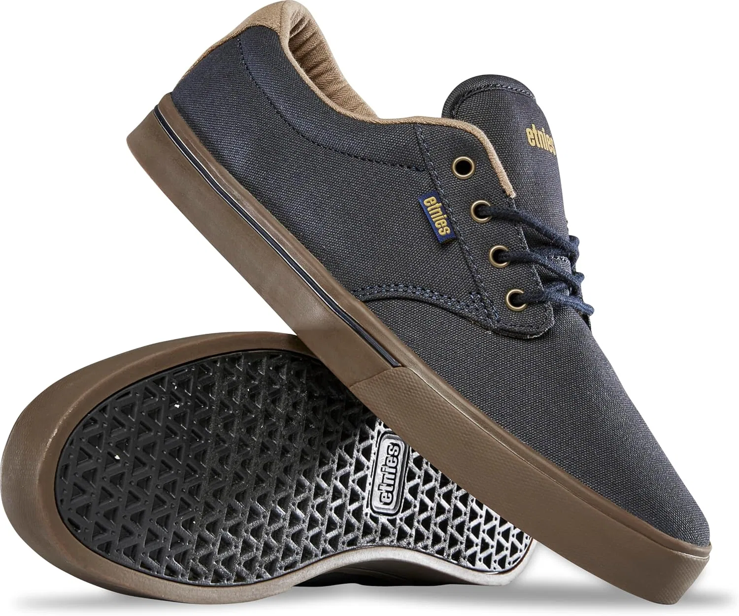 Мужские скейтбордистские кроссовки Etnies Jameson 2 Eco, Navy Tan Gum — фото 3