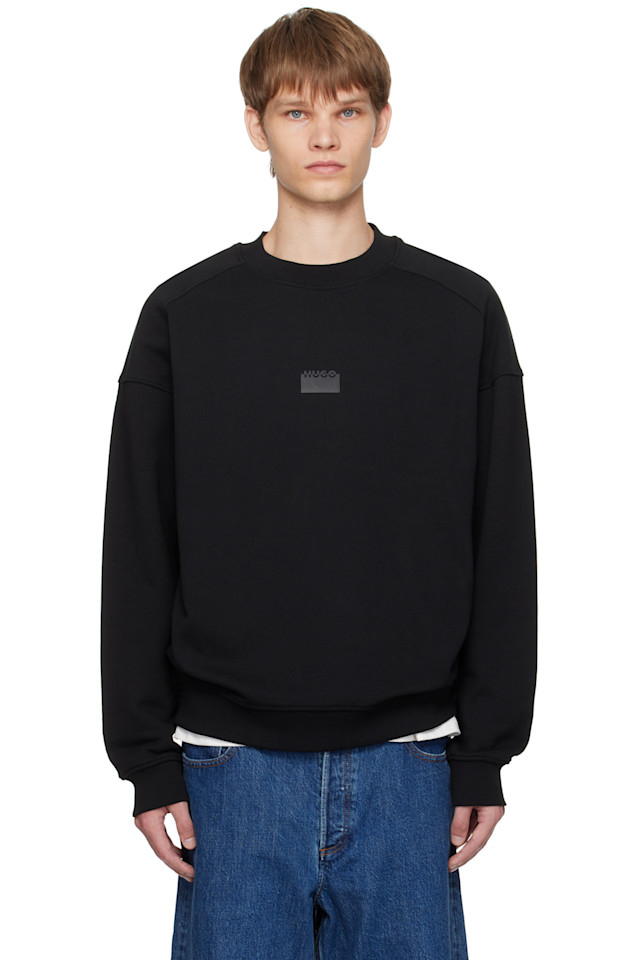 

Толстовка с логотипом Bonded-Logo Hugo, черный