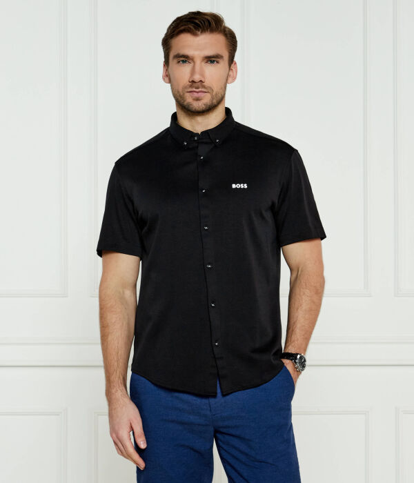 

Рубашка b_motion_s Regular fit Boss Green, черный
