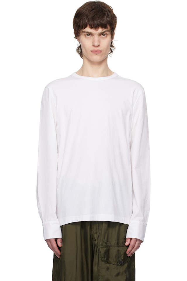 

Футболка с панелями Dries Van Noten, белый