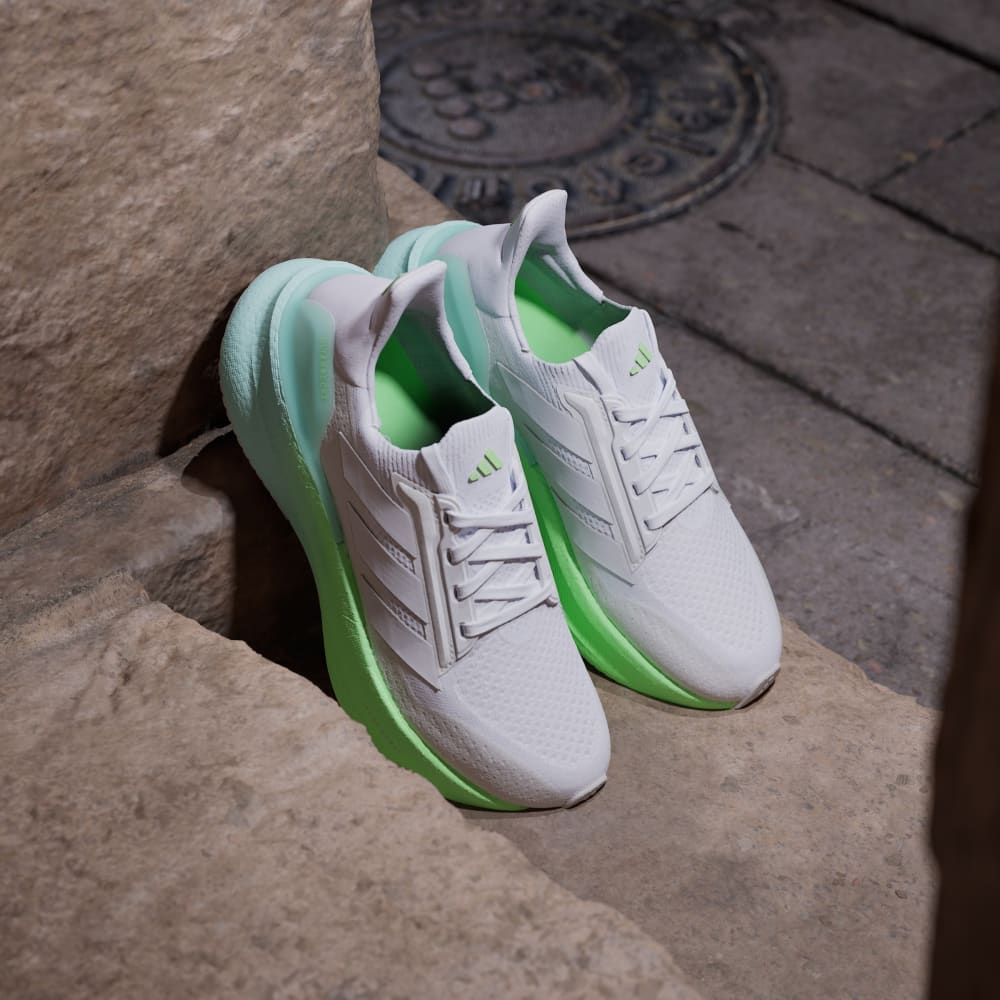 Кроссовки Adidas Ultraboost 5X Shoes, цвет Cloud White/Dash Grey/Lime Burst — фото 4