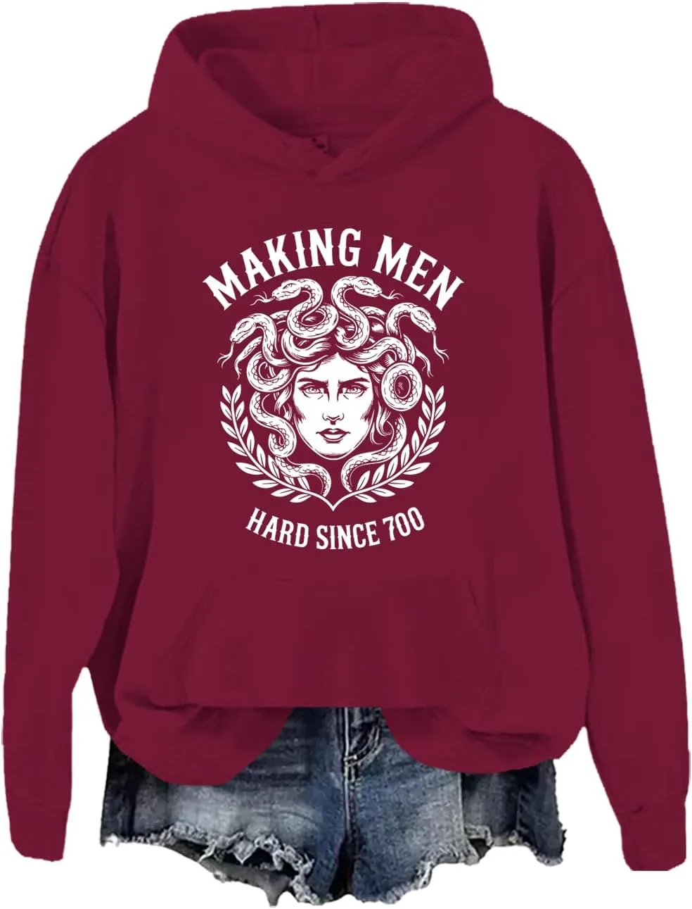 

Толстовка Making Men Hard Since 700 с длинными рукавами JWVEL