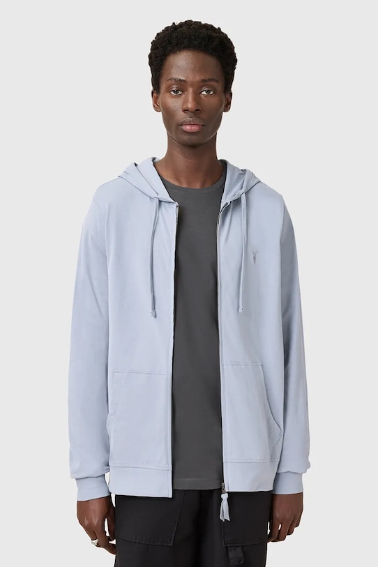 

Хлопковая толстовка BRACE Allsaints, синий