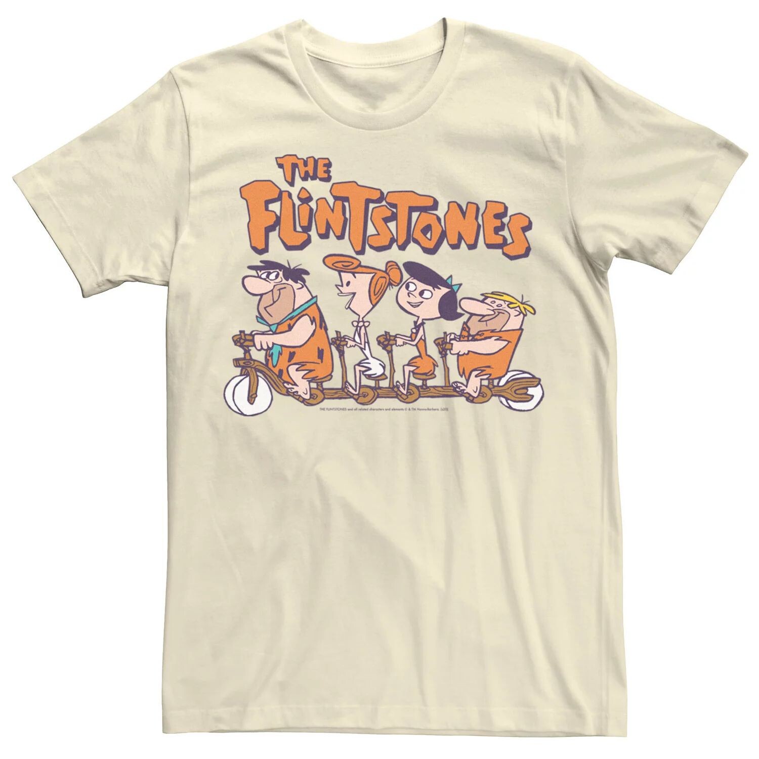 

Мужская футболка The Flintstones Fred & Friends Bike Ride Licensed Character