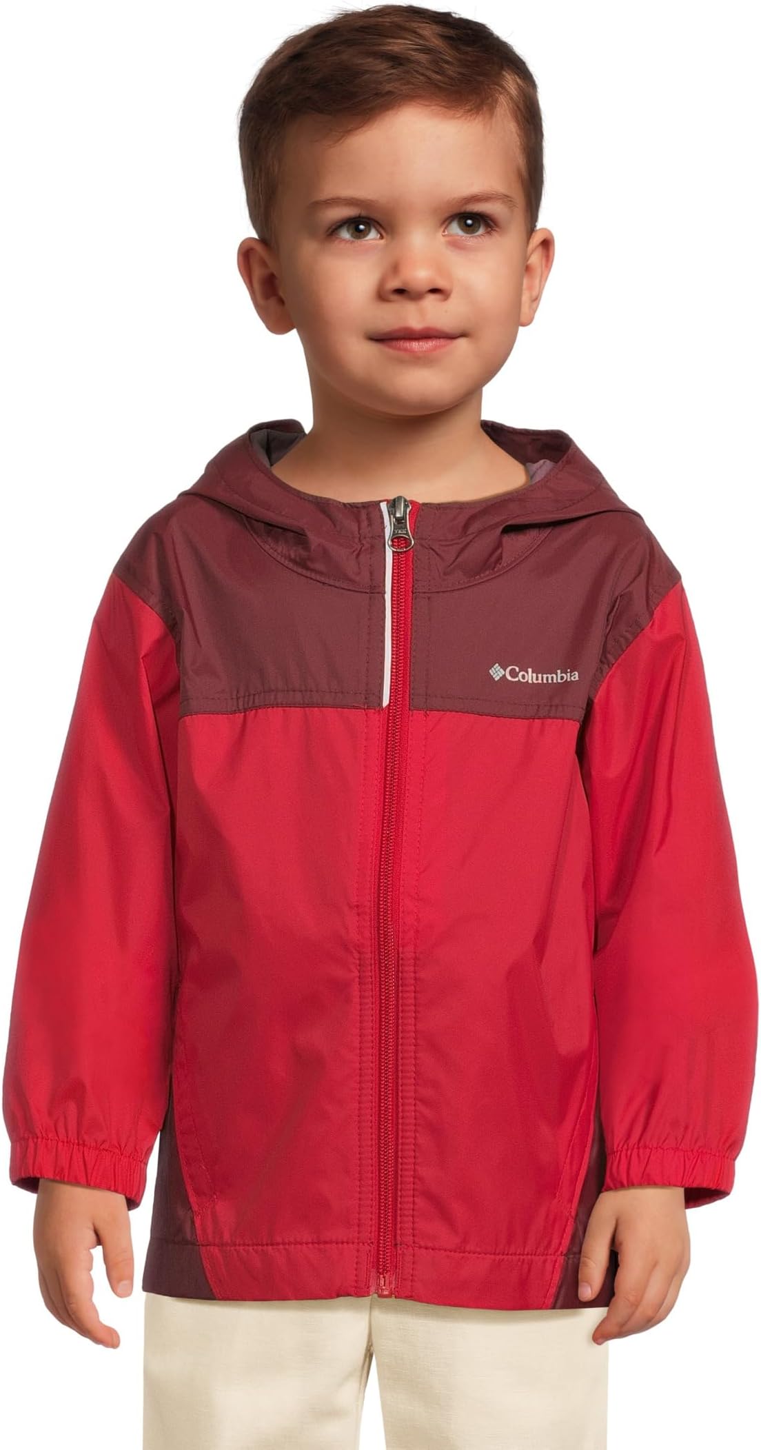 

Куртка Columbia Kids Glennaker Rain Jacket, цвет Mountain Red/Rich Wine