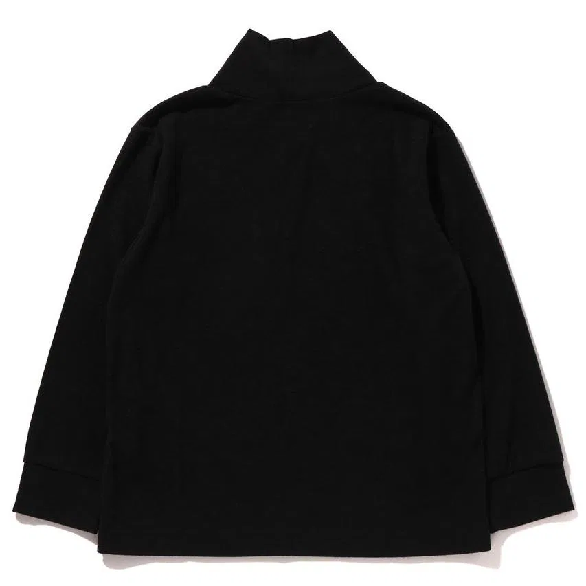 Детская футболка с горлом A BATHING APE, Black — фото 3