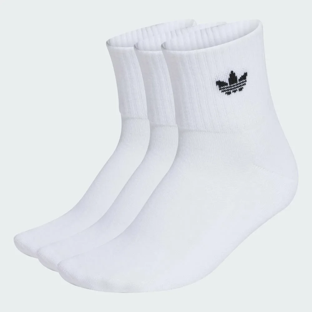 Носки средней высоты, комплект из 3 пар Adidas, white — фото 2
