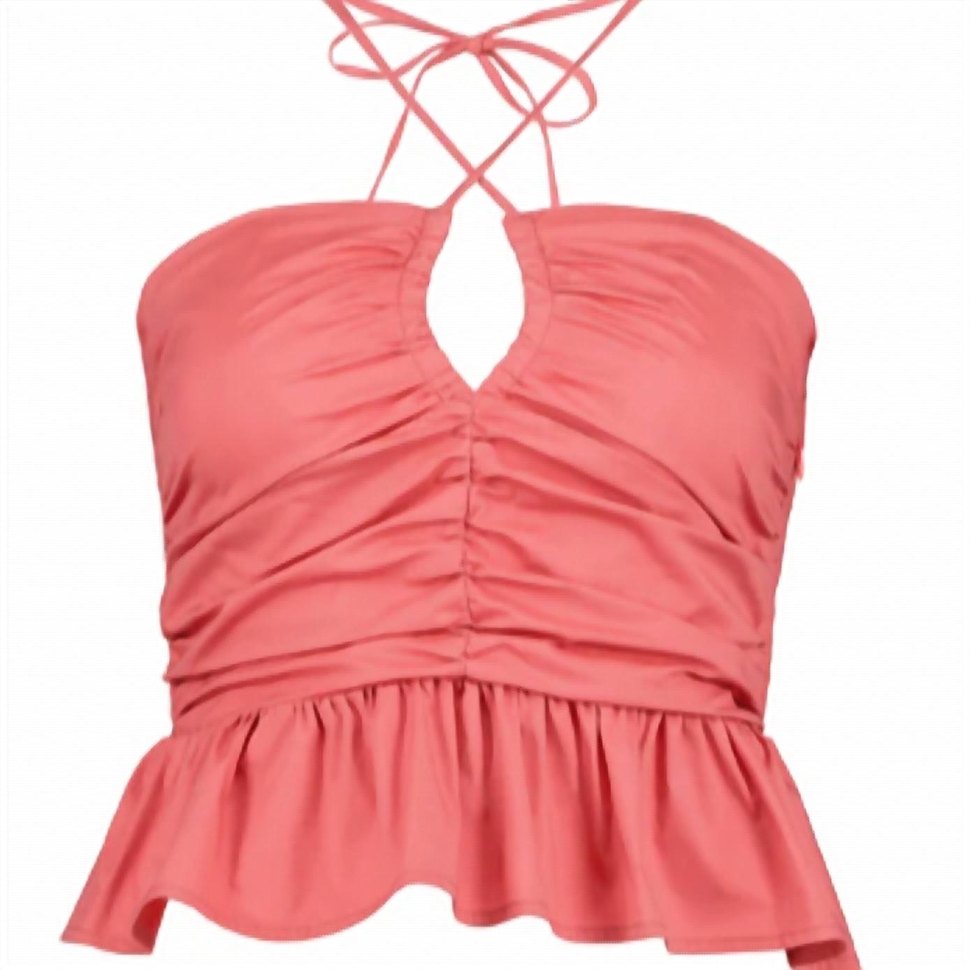 

Топ Aeries Halter в красном цвете bishop + young