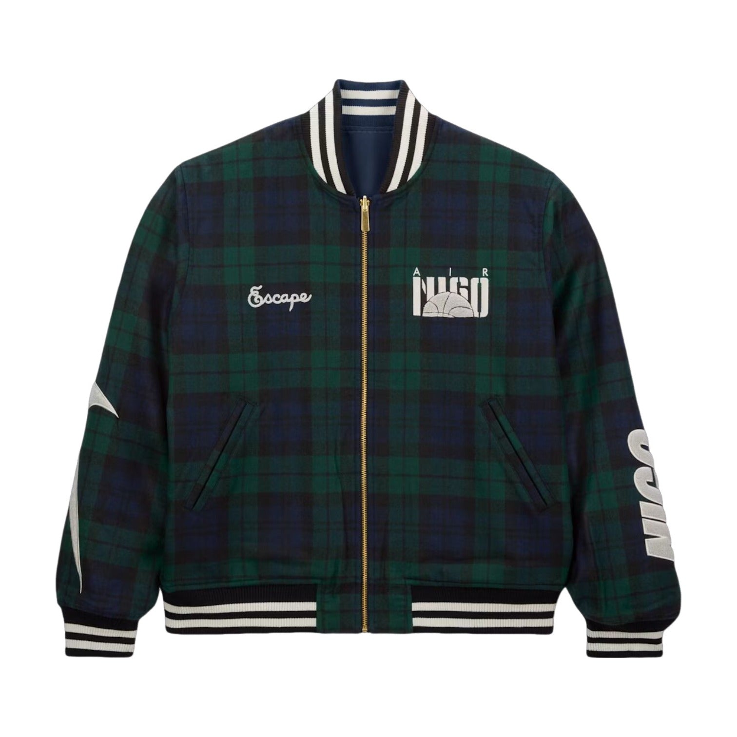 Сувенирная куртка Nike x NIGO 'Midnight Navy Black' — фото 2