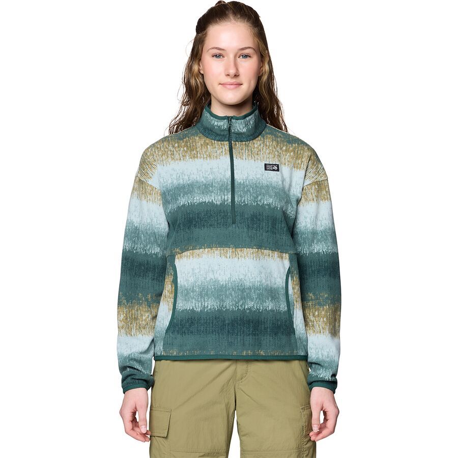 

Пуловер Microchill - женский Mountain Hardwear Mountain Hardwear, Blue Sage Gradient Stripe