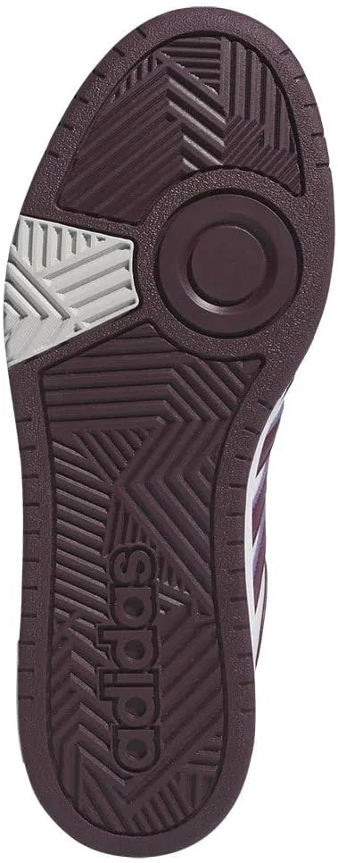 Мужские кроссовки Adidas Hoops 3.0 Low Classic Vintage, Cloud White Maroon Grey Two — фото 2