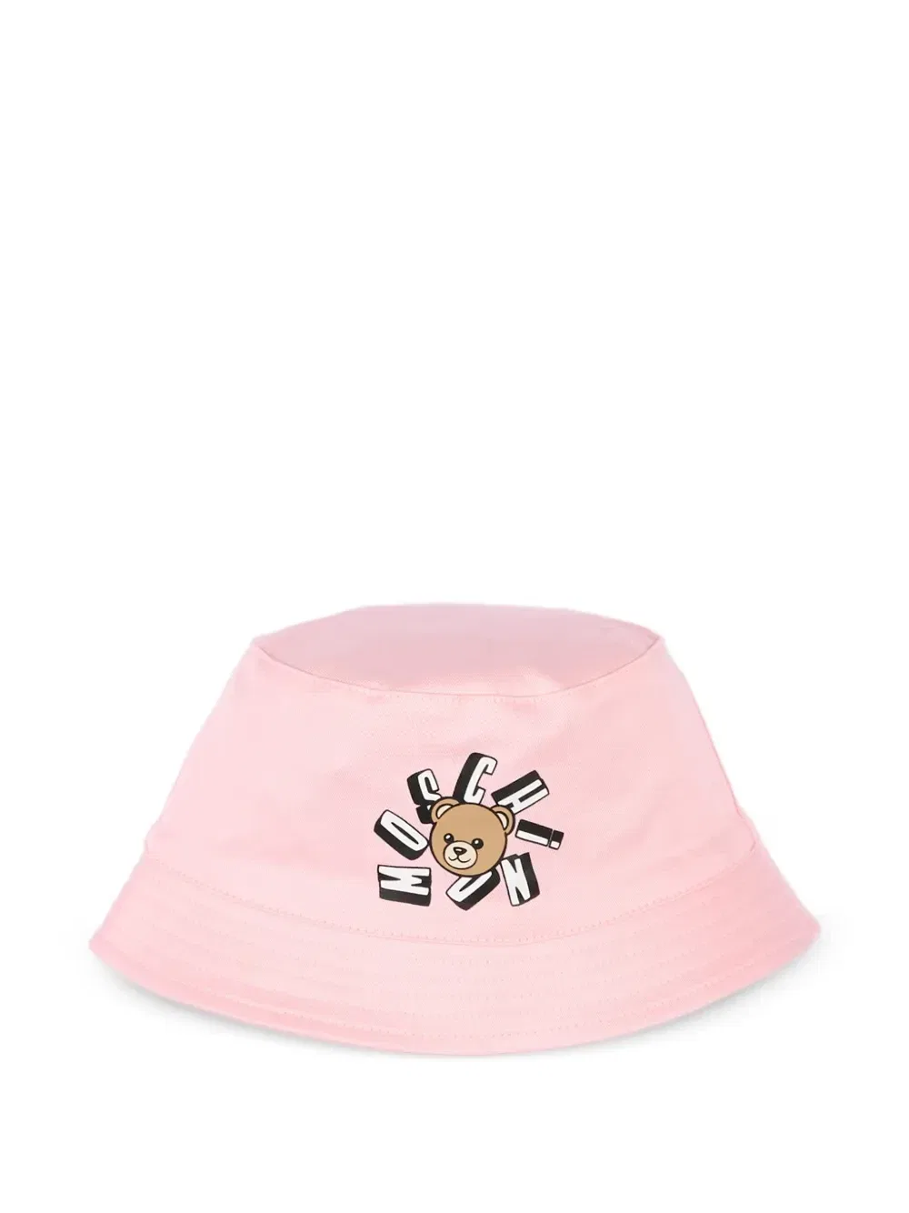 Панама с принтом Moschino Kids, розовый