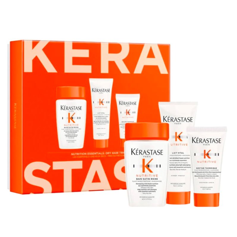 

Kerastase Discovery Kit Nutritive Bain Satin Riche 80 мл + Lait Vital 75 мл + Nectar Thermique 50 мл