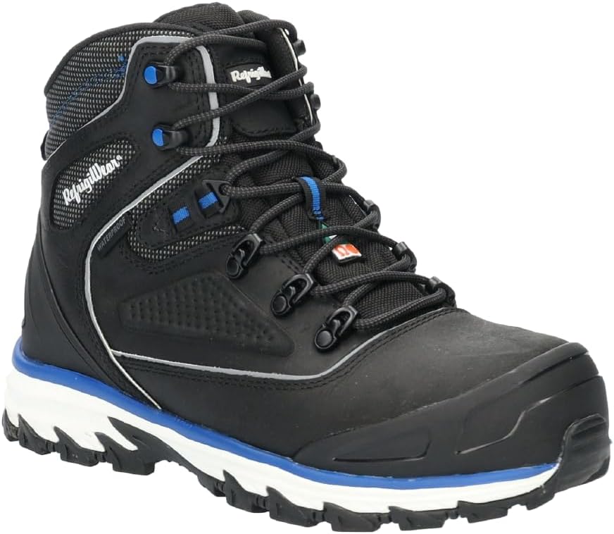 

Мужские утепленные водонепроницаемые кожаные ботинки RefrigiWear Permafrost Hiker, от -15F до 35F (-26C до 2C), черные